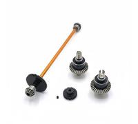 RoaQinFo Children Scale Vehicle Precision Drive Set With CNC Machined Gears Differential Gear Set Metal Drive Shaft Handling Improvement Parts suitable for track hobby speed runs 1/14, Gold