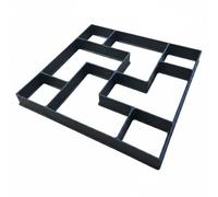 RoaQinFo Concrete Pav Square Patio Form Walkway Stencil Garden Pathway Template PP Material Reusable Path Suitable for Household walkways Backyard patios Front Yard Paths