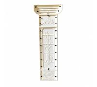 RoaQinFo Decorative Concrete Form with Ornamental Relief Reusable Balcony Railing Form Heavy Duty for Exteriors, Landscaping Projects, Style B
