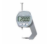 RoaQinFo Digital Thickness Gauge Caliper Meter Tool With 0.01mm Fine Measurement Aluminum Alloy Frame Inch Metric Option Big Display Quick Zero Suitable for, 0-20mm, Bent Head