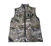 RoaQinFo Dog Training Vest for Handlers Dog Trainers Sleeveless Bite Guard with Pockets, L