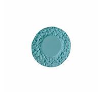 RoaQinFo Dollhouse Plate Miniature Plate Dish Tableware With Realistic Rock Texture Alloy Material For Collectors Diorama Layouts Still Life Photography Craft Studios, Blue, 37-4mm