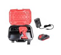 RoaQinFo Fastener Electric Keel Punch Cordless, 5-Cell 2.0Ah Battery, Stable Power Fast Gear, Ceiling Corner Partition Pliers, One Battery One Charger, Plastic Box Packaging