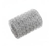 RoaQinFo Floral Shaping Mesh Hexagon Wire Mesh Roll Galvanized Netting Flexible Craft Grid Garden Support to Fit DIY Ideas, Floral Arrangement Hexagonal Wire Mesh