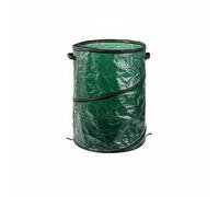 RoaQinFo Folding Trash Bin Expandable Debris Container PE Coated Woven Foldable Leaf Bag With Built-In Steel Frame Reinforced Handles Suitable for Care, Pe No Lid Large