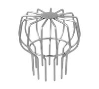RoaQinFo Gutter Leaf Guard Stainless Steel Strainer Downspout Debris Cover Outdoor Rust Resistant Design Suitable for Balcony Rooftop, 3 inch