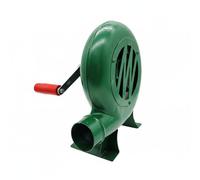 RoaQinFo Handheld Air Blower Manual Fire Blower Hand Crank Bellows Camping Blower Portable design enables easy carry and fast use to coals and keep flames, Hand-cranked Blower 250W