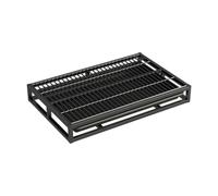 RoaQinFo Indoor Dog Toilet, Potty Training Pan with Tray, Keeps Paws And Floor Clean, Mesh Toilet, Portable Stand Heavy Duty, L