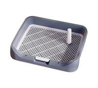 RoaQinFo Indoor Pet Toilet Training Holder, Puppy Training Tray, Pet Training Toilet, Gray