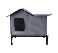 RoaQinFo Insulated Outdoor Kennel for Kittens with Elevated Paws, Dog Bed