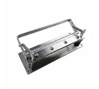 RoaQinFo Material Thinning Machine leather skiving tool stainless steel cutter splitter adjustable pressure workshop tool finishes suitable for workshop, Large Stainless Steel Leather Skiving Machine