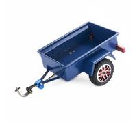 RoaQinFo Mini Climbing Vehicle RC Trailer Crawler Accessory Model Trailer Cargo Hauler Utility Cart Precision Wheels And Smooth Follow Performance suitable for, Blue