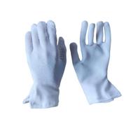 RoaQinFo Miniature Gloves for Figurines, Male Gloves, Soft Doll Clothes, Suitable for Collection, White