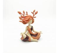 RoaQinFo Nature Sculpture Resin Statue Figurine Ornament Deity Art With Balanced Tabletop Display And Refined Decorative Presence, Small 10 8 5CM, Goddess Sculpture - B Style