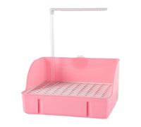 RoaQinFo Parrot Bath, Parrot Shower Toy, Cage Accessories, Circulating Tap for Medium Birds, Amazon Parrot, Goldfinch, pink
