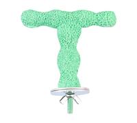 RoaQinFo Parrot Perch As A Bird Cage Toy. A Climbing Pole And A Claw Care Branch Made of Resin for Sharpening The Claws And for Well, Green