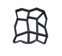 RoaQinFo Paver Path Stepping Stone Crafted from Polypropylene for Reuse in Custom Cement Patterns Suitable for Garden Landscaping, Irregular Geometric Pattern