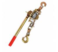 RoaQinFo Ratchet Tensioner with Hooks Anti-Anti-Return Manual Wire-Rope Puller Rust-Resistant Ratchet Cable Puller for Homeowners, Farmers, Fencing, Farms,