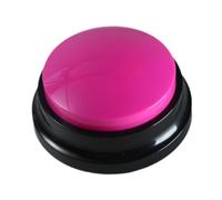 RoaQinFo Recordable, Response, Gifts, Easy to Use, Educational Toy, Novelty, Button, Effect Button, rose red