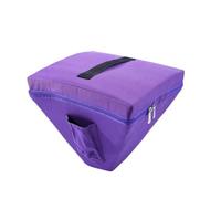 RoaQinFo Storage Meditation Bowl Transport Pouch Tapered Oxford Cloth Case with Secure Zipper and Extra Pocket Suitable for Mindfulness Practice Travel School, Array, Purple, 10 Inch