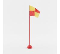 RoaQinFo Training Marker Flag Field Sports Obstacle Corner Pole Water Fillable Base For Improved Stability Suitable for Soccer Football Coaching