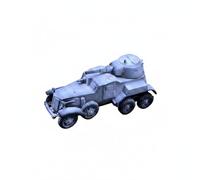 RoaQinFo Vehicle Armored Car Model Miniature Tank Display Model Collectible Toy With Visual Depth And Accurate Proportions Suitable for Display Cases Home Office Shelf Arrangement, White