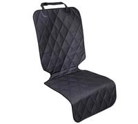 RoaQinFo Vehicle Seat Cover Front Seat Pet Seat Protector Dog Seat Mat Oxford Diamond Stitching With Secure Top Hanging Strap Quick Install Suitable for pet driving weekend outings 50x120cm