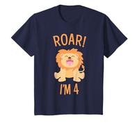 Roar! Cute Lion - I'm 4 T-Shirt