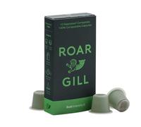 Roar Gill Bold Blend 10 Compostable Coffee Pods - Compatible with Nespresso Original Machines - Intensity Level 8 - Dark chocolate, treacle, vanilla - 100% Plastic-Free & Home Compostable