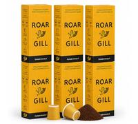 Roar Gill Compostable Coffee Pods - Compatible with Nespresso Original Machines - 100% Plastic-Free & Home Compostable (6 x Pack of 10), Cortado)