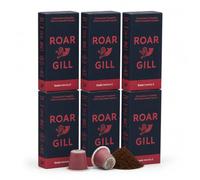 Roar Gill Compostable Coffee Pods - Compatible with Nespresso Original Machines - 100% Plastic-Free & Home Compostable (6 x Pack of 10, Exotic)