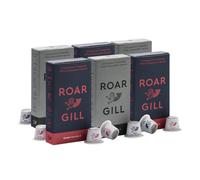 Roar Gill Exotic and Rare 60 Compostable Coffee Pods, compatible with Nespresso Original Machines - Intensity Level 7 - Layered cacao, hazelnuts & cedar - 100% Plastic-Free & Home Compostable