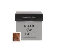 Roar Gill Specialty Coffee Brew Bags, Rare Blend - 60 Individually Wrapped Ground Coffee Bags, El Salvador Medium Roast, Apple, Orange & Caramel Notes, Home Compostable, No Machine Needed