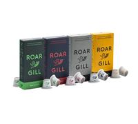 Roar Gill Starter Variety 40 Compostable Coffee Pods, compatible with Nespresso Original Machines - Intensity Level 8 - Dark chocolate, treacle, vanilla - 100% Plastic-Free & Home Compostable