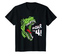 Roar I'm 4! 4th Birthday Tyrannosaurus T-Shirt