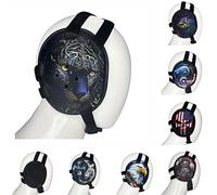 ROAR-INT BJJ Ear Guard New Easy to Adjust Design Wrestling Protective Headgear Wrestling Ear Guard MMA Jiu Jitsu (Tiger-Eagle)