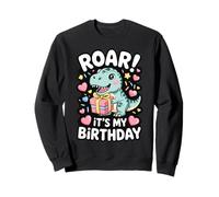 Roar It's My Birthday Dinosaur Sweatshirt
