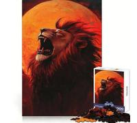 Roar of The Lion Hard Jigsaw Puzzle for Adults 1000 Pieces Improve Memory Relaxed Mind Sharp Edge Stylish Gift (38x26cm)