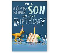 Roar-Some Son Musical Birthday Card Singing"Happy Birthday to You" HBMIP012