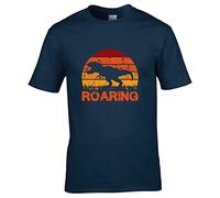 Roar T Rex Dinosaur, Dinosaur Lover Scary Roaring Dinosaur t Shirt Gift Unisex Adults Kids tee top Navy