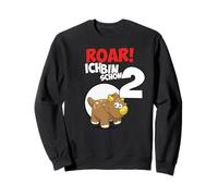 Roar Triceratops 2nd birthday boy 2 years dinosaur Sweatshirt