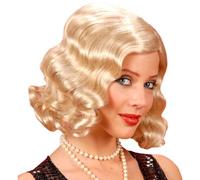 Roaring 20s Blonde Wig for Hair Accessory Fancy Dress