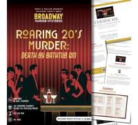 Roaring 20s Murder Mystery Game: Death by Bathtub Gin | Murder Mystery Games | Flexible 4-20+ Players | Physical Game Kit