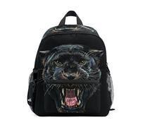 Roaring Black Panther Backpack Daypack Schoolbag for Kids?Preschool Boys Girls