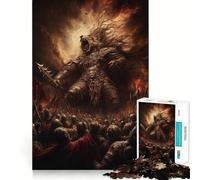 Roaring Conqueror Jigsaw Puzzles for Adults1000 Pieces Smart Game Quiet Calm Pattern Assembly Amazing Present (38x26cm)