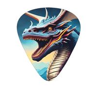 Roaring Dragon 12 guitar picks per pack, available in 3 different thicknesses, suitable for electric guitars, ukuleles, etc.