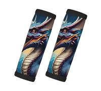Roaring Dragon 2 Pack Luggage Handle Wraps for Suitcase Cover Grips for Carry on Bag Car Travel Accessories for Luggage