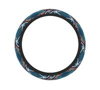 Roaring Dragon Double-Layer Thick Steering Wheel Cover, 100% Polyester, 15 feet in Diameter