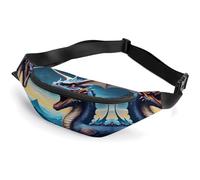 Roaring Dragon Fanny Pack Fanny Packs for Women Men Waist Bag Mens Fanny Pack Womens Fanny Pack Fanny Pack Men Running Fanny Pack Small Fanny Packs for Women, style, 36*15cm