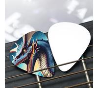 Roaring Dragon Patterned guitar pick set - (thin/medium/thick), widely compatible with all kinds of stringed instruments,
